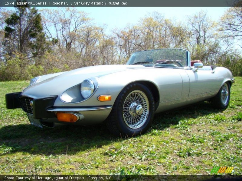 Front 3/4 View of 1974 XKE Series III Roadster