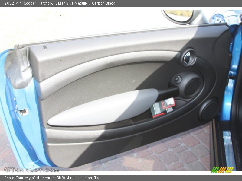 Laser Blue Metallic / Carbon Black 2012 Mini Cooper Hardtop
