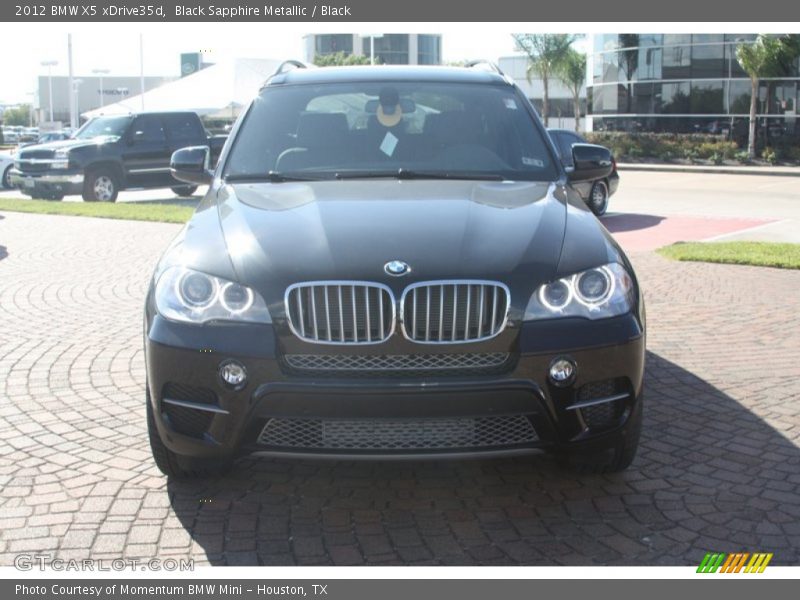 Black Sapphire Metallic / Black 2012 BMW X5 xDrive35d