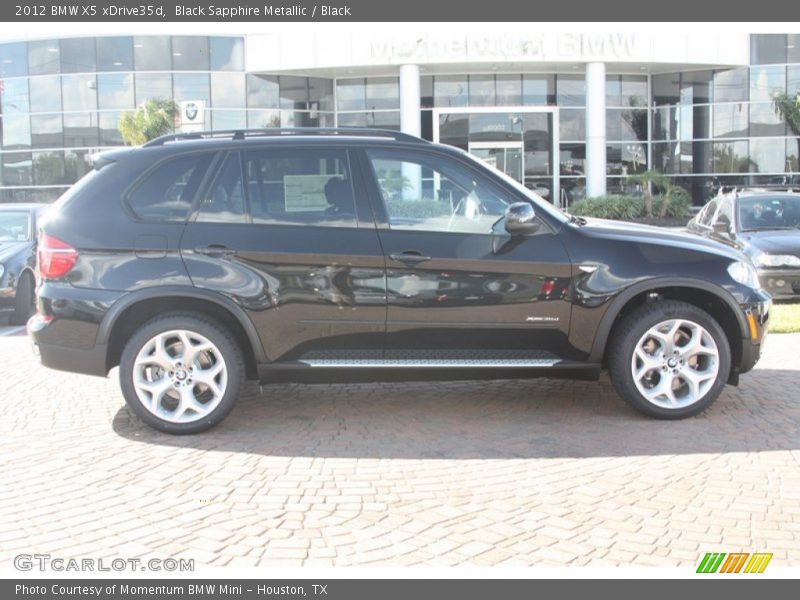 Black Sapphire Metallic / Black 2012 BMW X5 xDrive35d