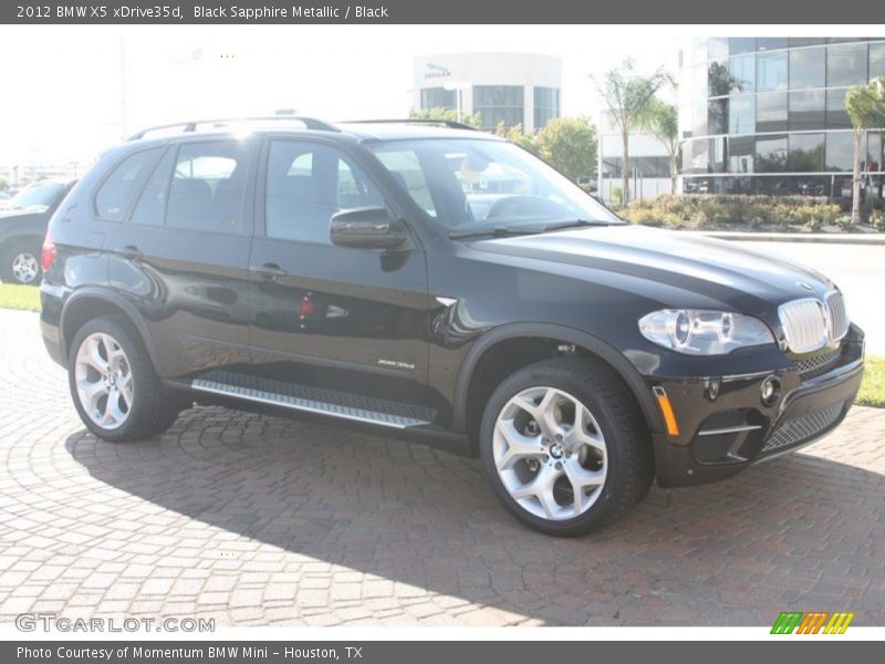 Black Sapphire Metallic / Black 2012 BMW X5 xDrive35d
