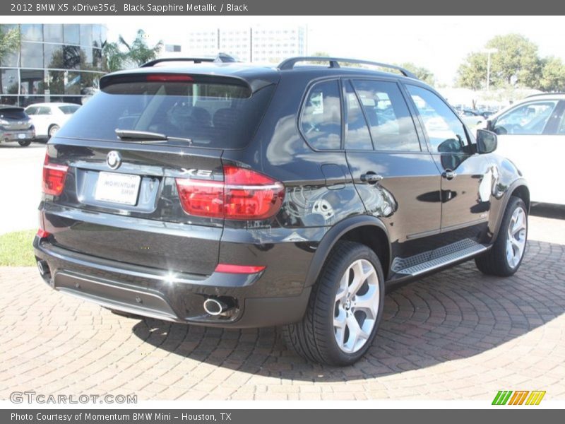 Black Sapphire Metallic / Black 2012 BMW X5 xDrive35d