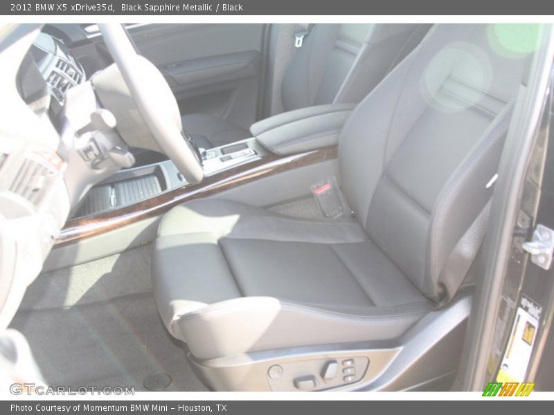 Black Sapphire Metallic / Black 2012 BMW X5 xDrive35d