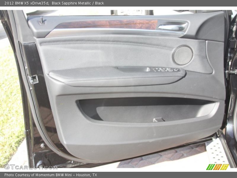 Black Sapphire Metallic / Black 2012 BMW X5 xDrive35d