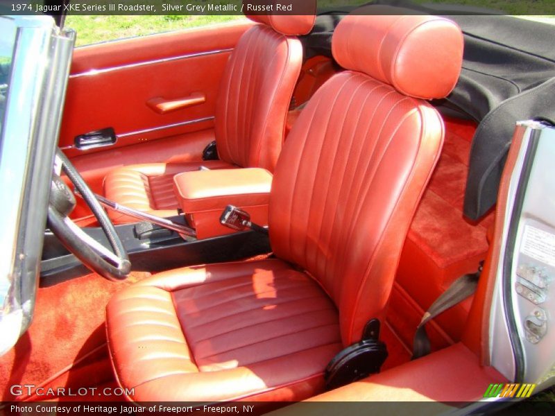  1974 XKE Series III Roadster Russet Red Interior