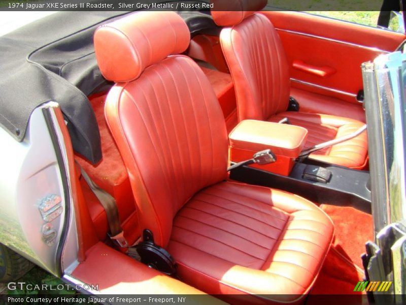  1974 XKE Series III Roadster Russet Red Interior