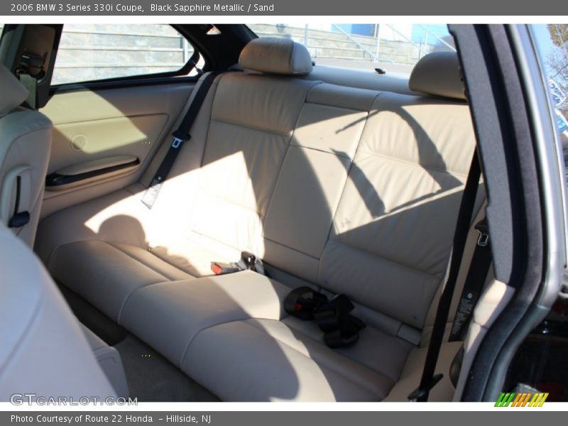 Black Sapphire Metallic / Sand 2006 BMW 3 Series 330i Coupe