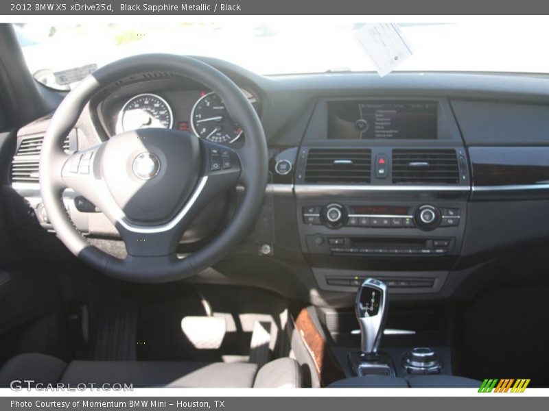 Black Sapphire Metallic / Black 2012 BMW X5 xDrive35d