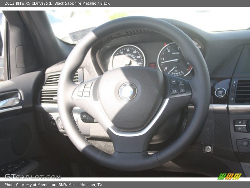 Black Sapphire Metallic / Black 2012 BMW X5 xDrive35d