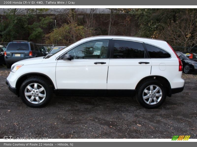 Taffeta White / Gray 2008 Honda CR-V EX 4WD