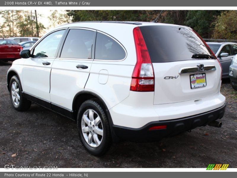 Taffeta White / Gray 2008 Honda CR-V EX 4WD