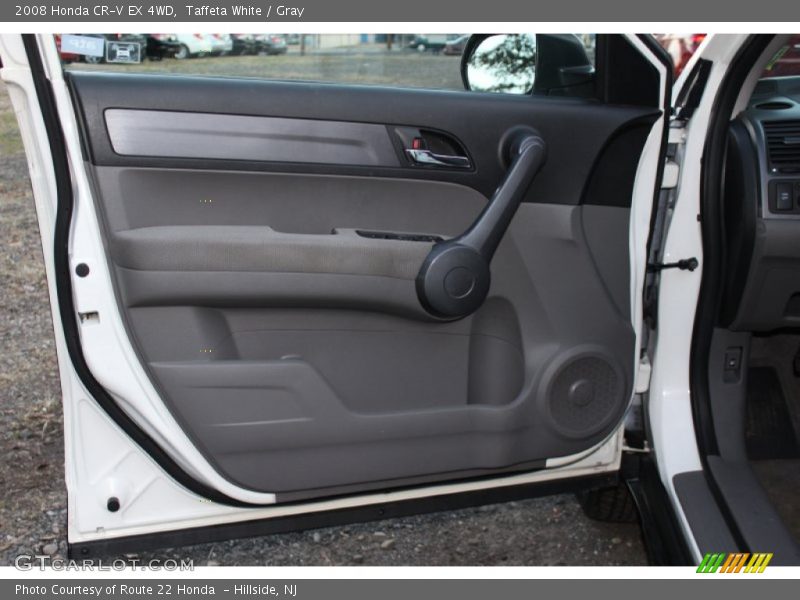 Taffeta White / Gray 2008 Honda CR-V EX 4WD