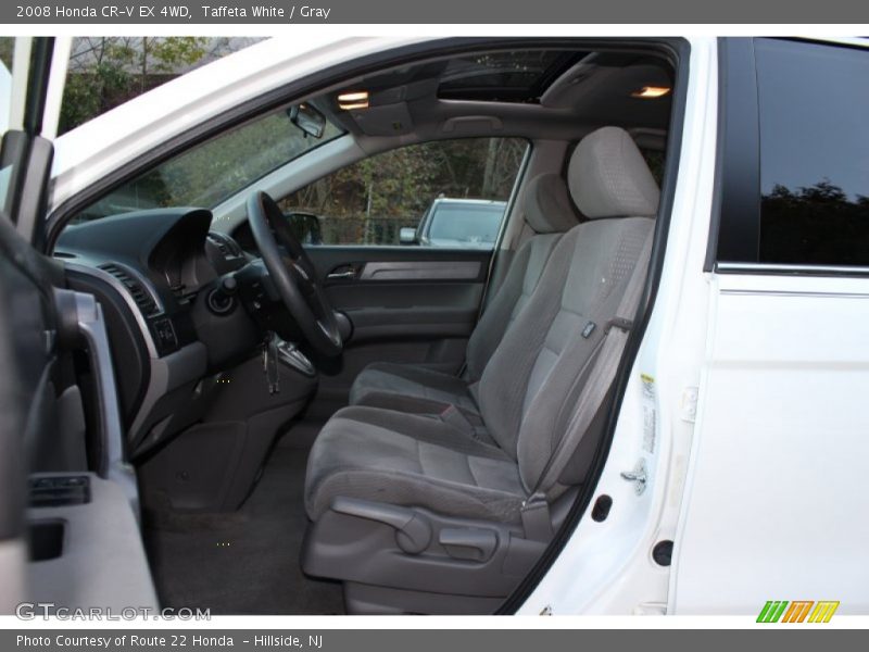 Taffeta White / Gray 2008 Honda CR-V EX 4WD