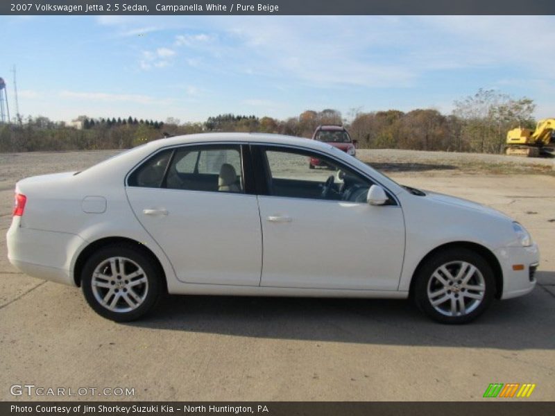 Campanella White / Pure Beige 2007 Volkswagen Jetta 2.5 Sedan