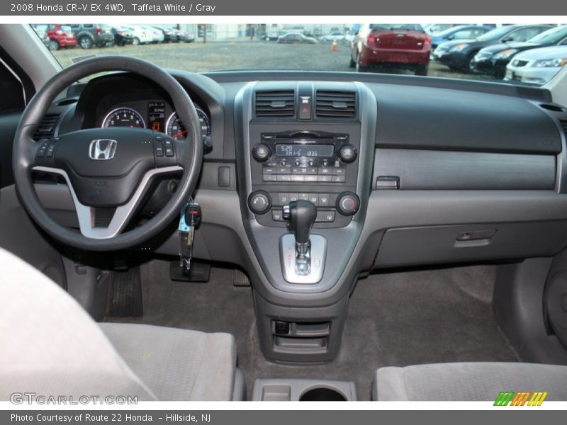 Taffeta White / Gray 2008 Honda CR-V EX 4WD