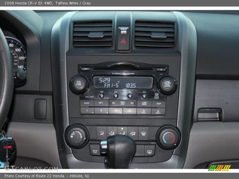 Taffeta White / Gray 2008 Honda CR-V EX 4WD