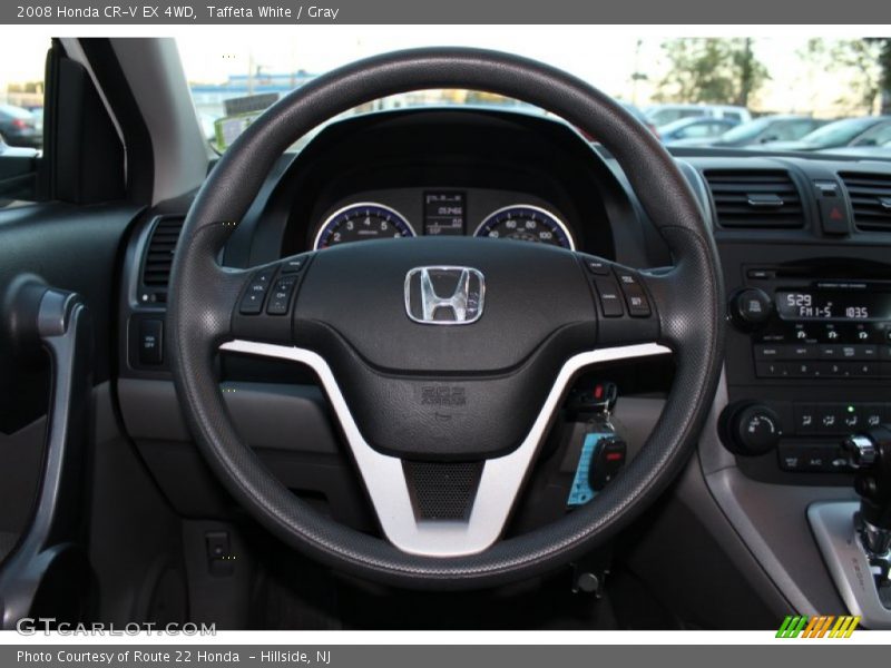 Taffeta White / Gray 2008 Honda CR-V EX 4WD