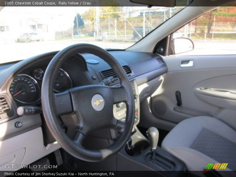 Rally Yellow / Gray 2005 Chevrolet Cobalt Coupe