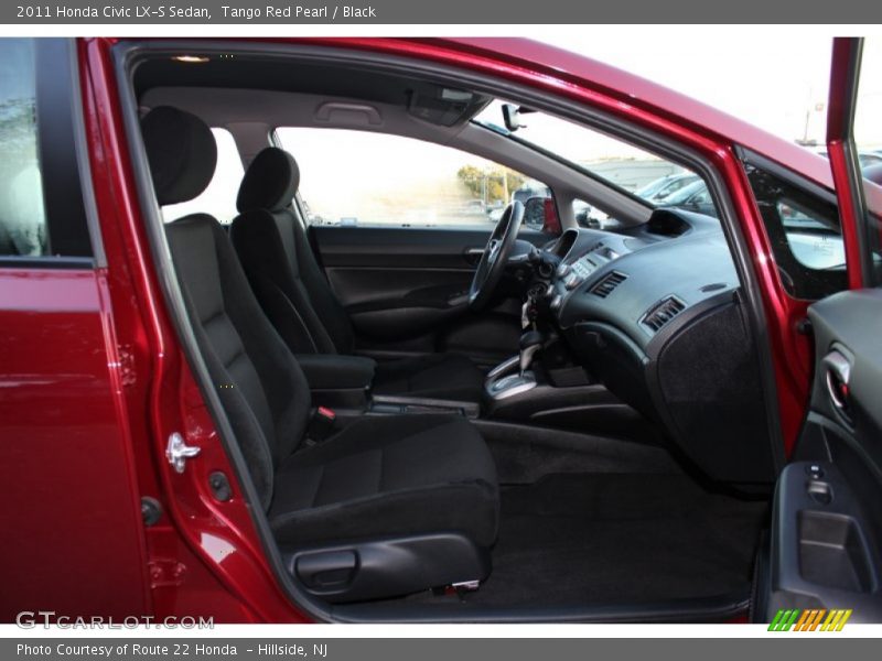 Tango Red Pearl / Black 2011 Honda Civic LX-S Sedan