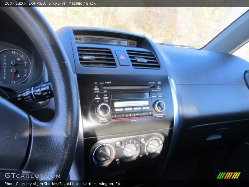 Silky Silver Metallic / Black 2007 Suzuki SX4 AWD