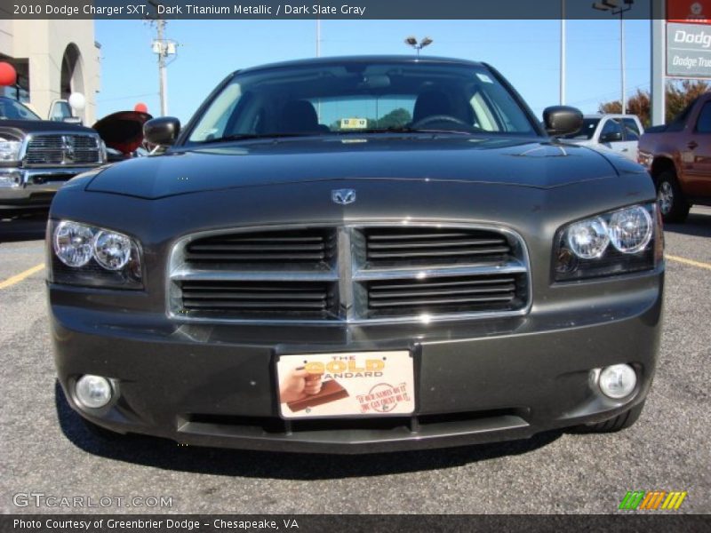 Dark Titanium Metallic / Dark Slate Gray 2010 Dodge Charger SXT
