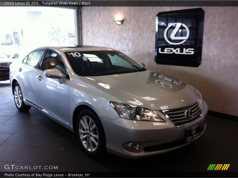 Tungsten Silver Pearl / Black 2010 Lexus ES 350