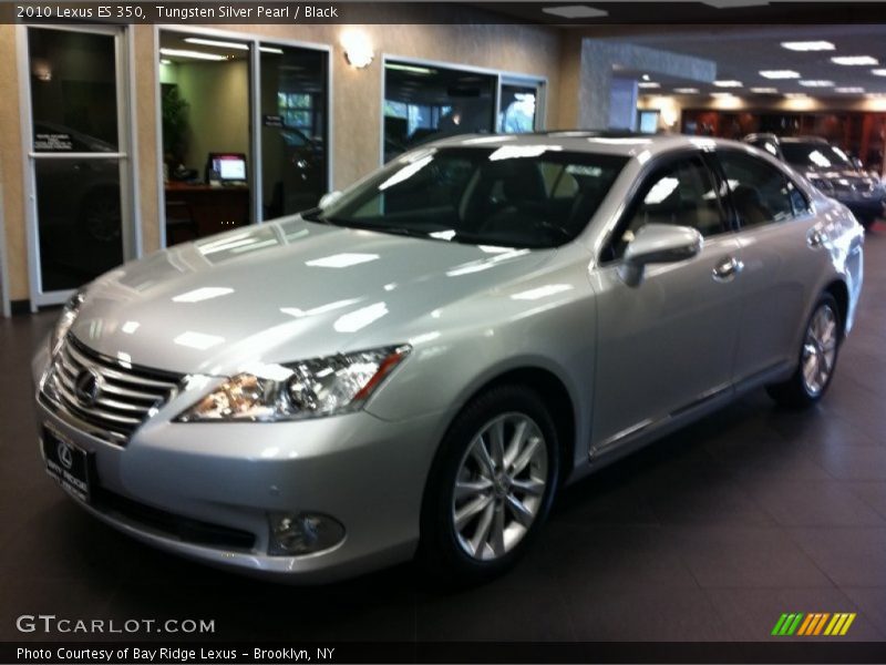 Tungsten Silver Pearl / Black 2010 Lexus ES 350