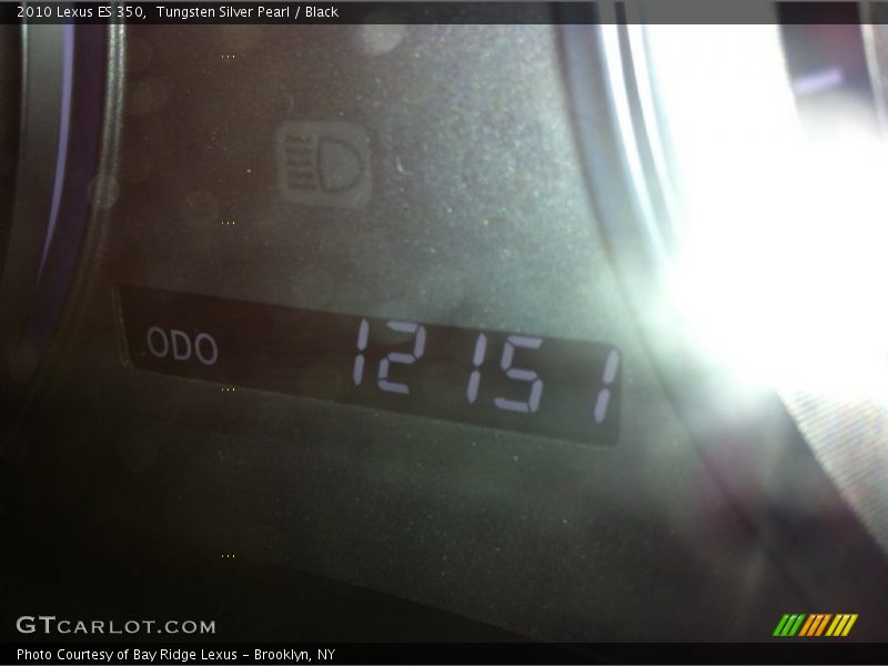 Tungsten Silver Pearl / Black 2010 Lexus ES 350