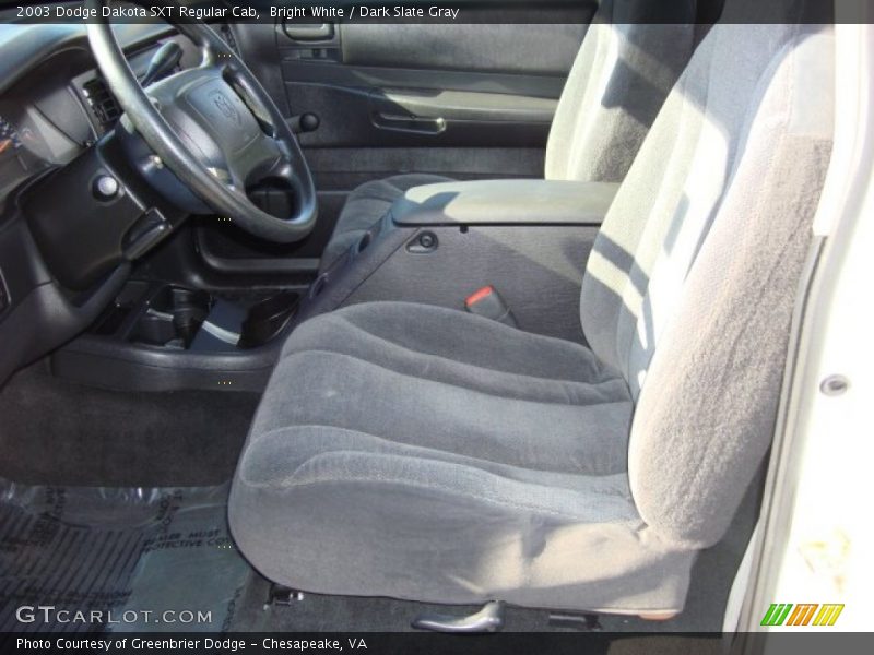 Bright White / Dark Slate Gray 2003 Dodge Dakota SXT Regular Cab
