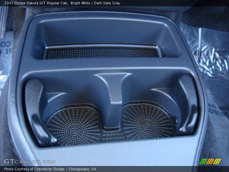 Bright White / Dark Slate Gray 2003 Dodge Dakota SXT Regular Cab