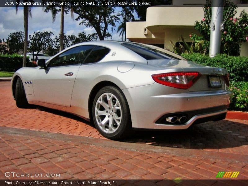 Grigio Touring Metallic (Silver) / Rosso Corallo (Red) 2008 Maserati GranTurismo