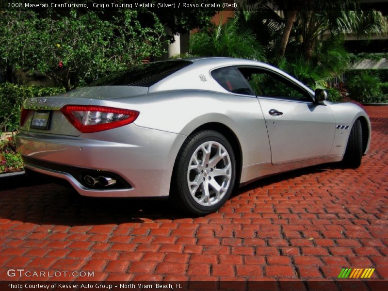 Grigio Touring Metallic (Silver) / Rosso Corallo (Red) 2008 Maserati GranTurismo