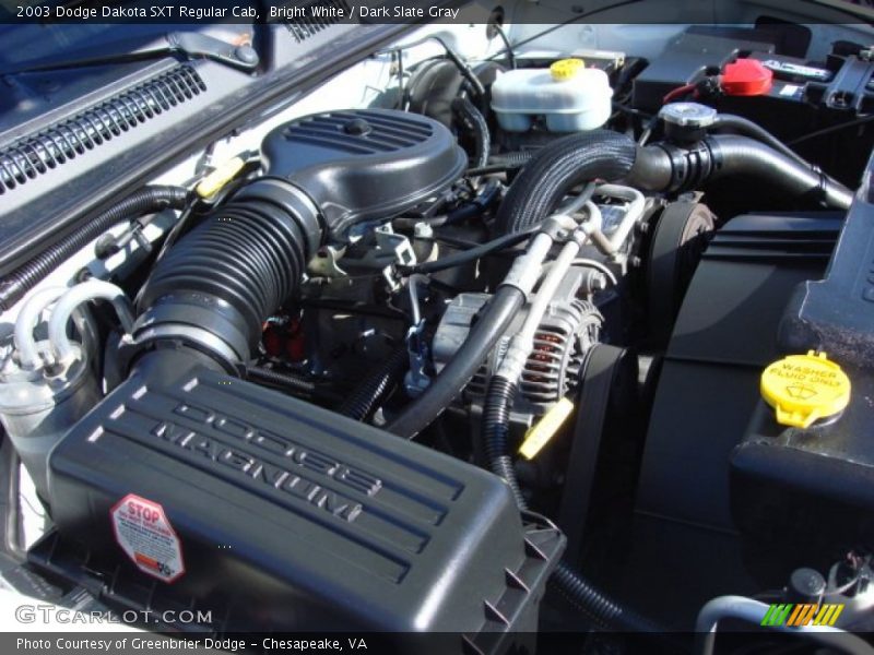  2003 Dakota SXT Regular Cab Engine - 3.9 Liter OHV 12-Valve V6