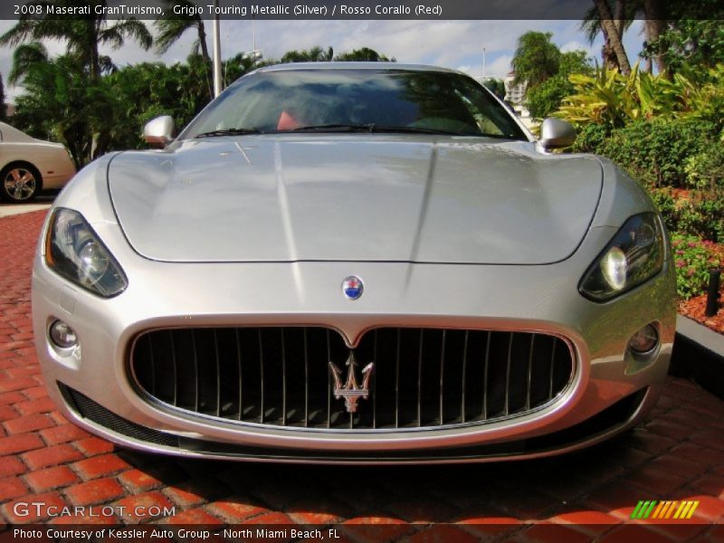 Grigio Touring Metallic (Silver) / Rosso Corallo (Red) 2008 Maserati GranTurismo