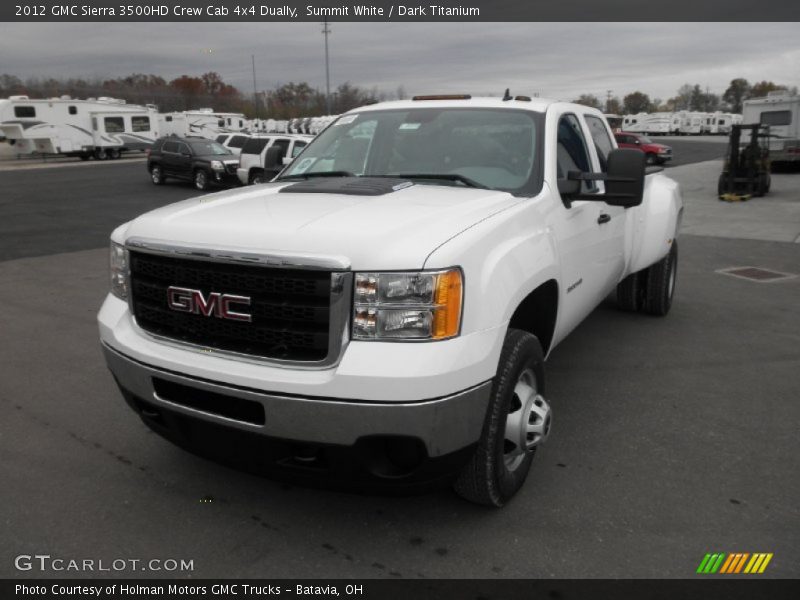  2012 Sierra 3500HD Crew Cab 4x4 Dually Summit White