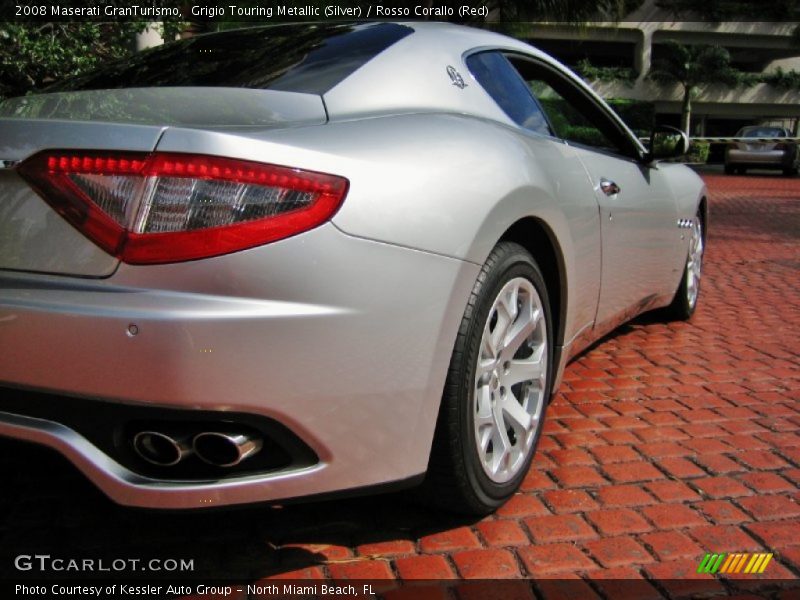 Grigio Touring Metallic (Silver) / Rosso Corallo (Red) 2008 Maserati GranTurismo