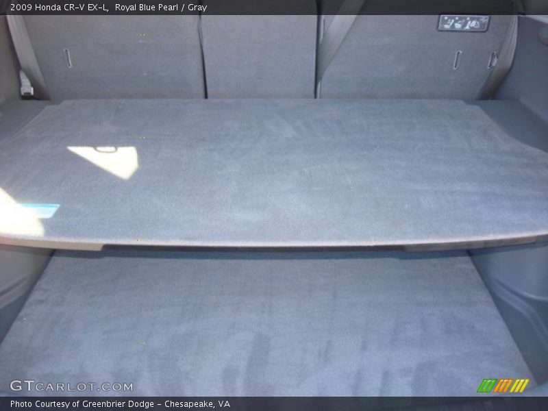 Royal Blue Pearl / Gray 2009 Honda CR-V EX-L