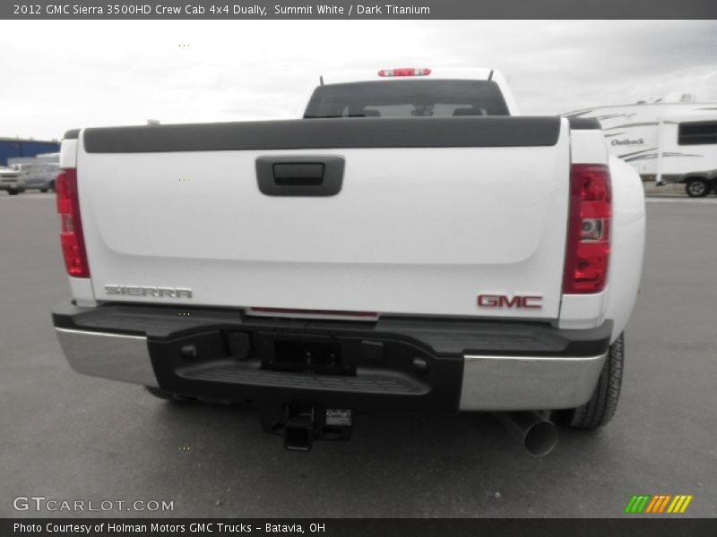 Summit White / Dark Titanium 2012 GMC Sierra 3500HD Crew Cab 4x4 Dually