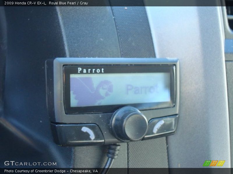 Royal Blue Pearl / Gray 2009 Honda CR-V EX-L