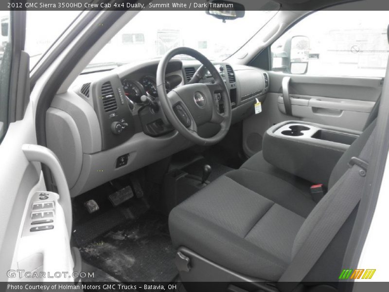 Summit White / Dark Titanium 2012 GMC Sierra 3500HD Crew Cab 4x4 Dually