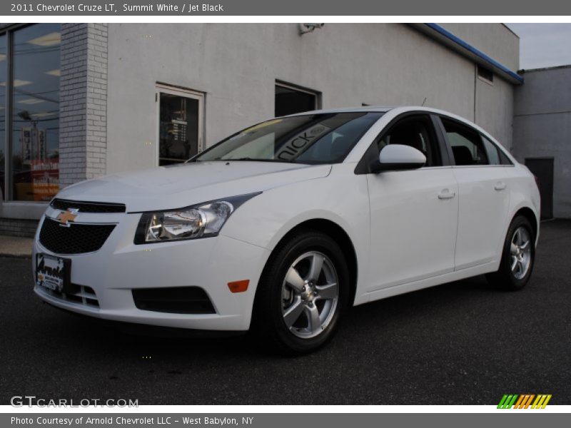 Summit White / Jet Black 2011 Chevrolet Cruze LT