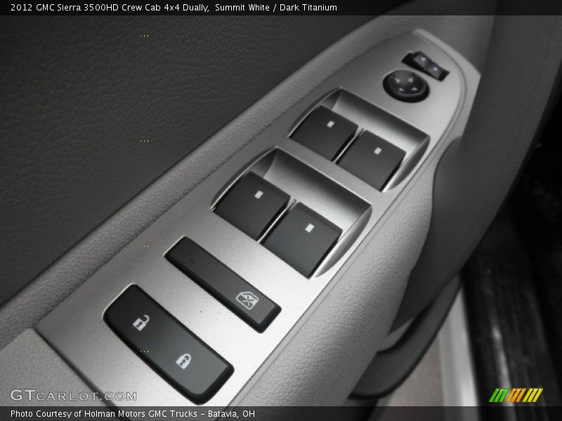 Summit White / Dark Titanium 2012 GMC Sierra 3500HD Crew Cab 4x4 Dually