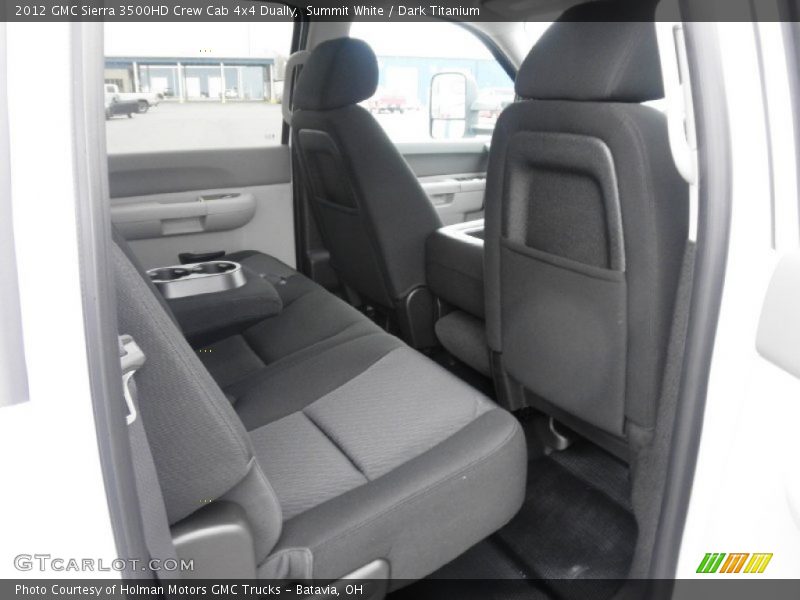 Summit White / Dark Titanium 2012 GMC Sierra 3500HD Crew Cab 4x4 Dually
