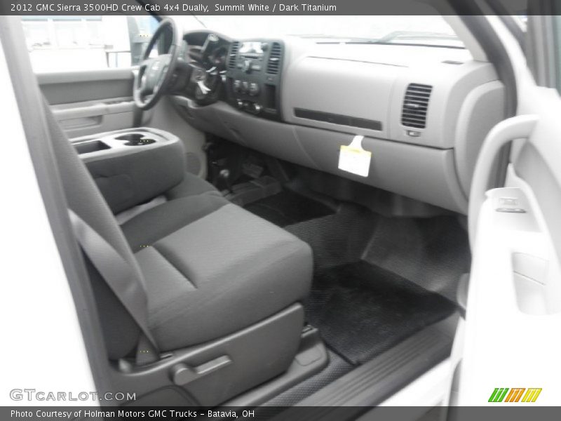 Summit White / Dark Titanium 2012 GMC Sierra 3500HD Crew Cab 4x4 Dually