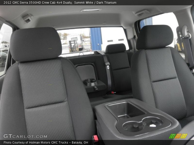 Summit White / Dark Titanium 2012 GMC Sierra 3500HD Crew Cab 4x4 Dually