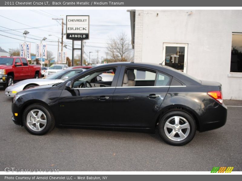 Black Granite Metallic / Medium Titanium 2011 Chevrolet Cruze LT