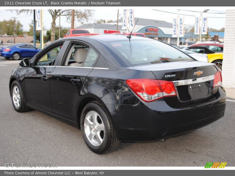 Black Granite Metallic / Medium Titanium 2011 Chevrolet Cruze LT