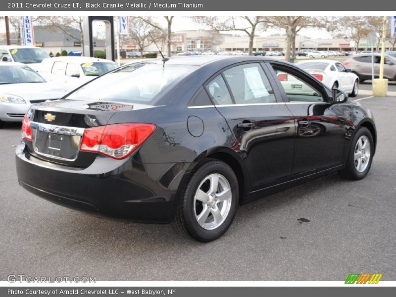 Black Granite Metallic / Medium Titanium 2011 Chevrolet Cruze LT
