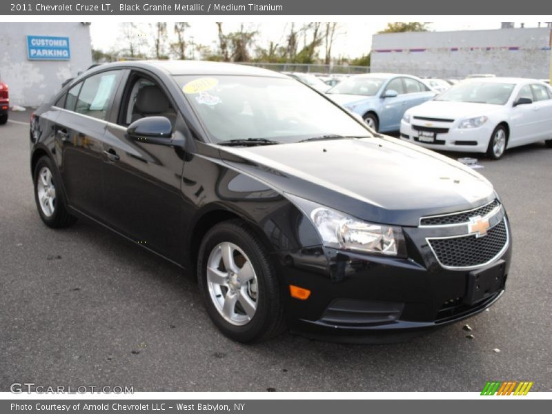 Black Granite Metallic / Medium Titanium 2011 Chevrolet Cruze LT