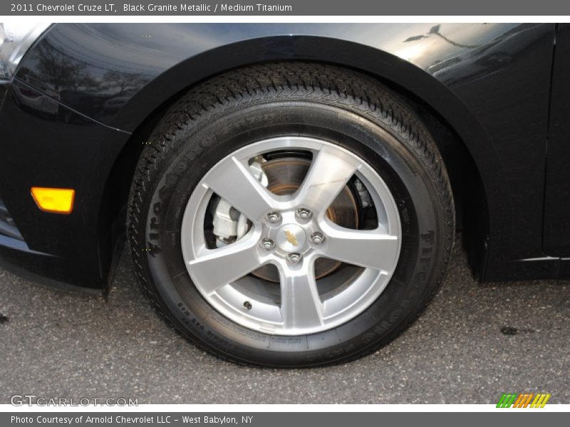 Black Granite Metallic / Medium Titanium 2011 Chevrolet Cruze LT